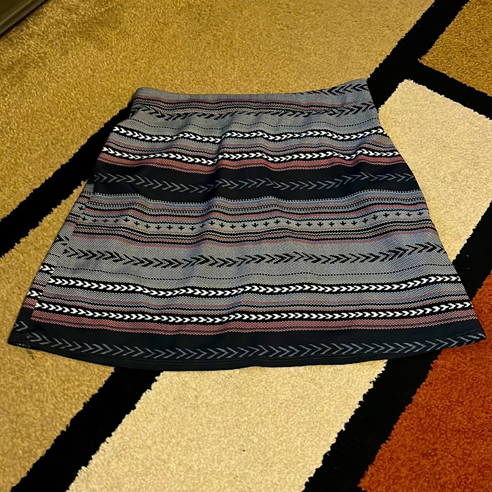100% Polyester, Cut# 188,  Aztec Print, Scrunchy elastic band in back, comfy